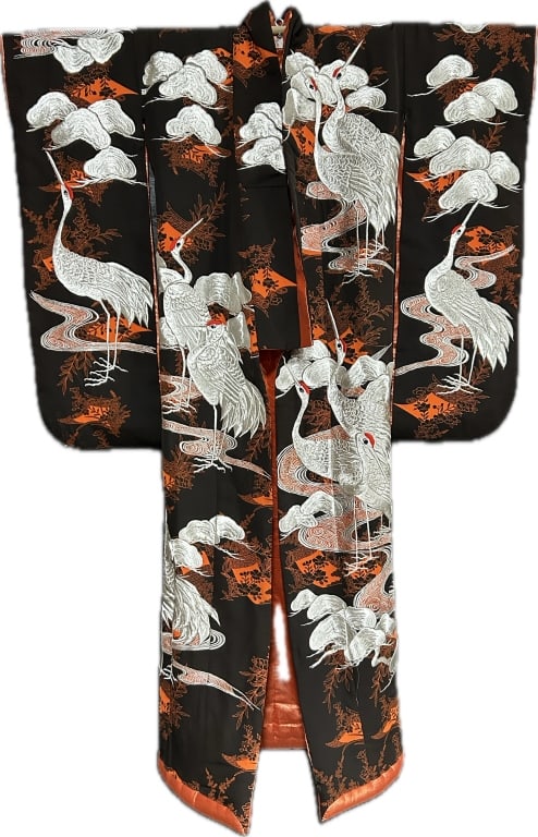 2 Vintage Japanese Wedding Kimonos. (1 of 8)