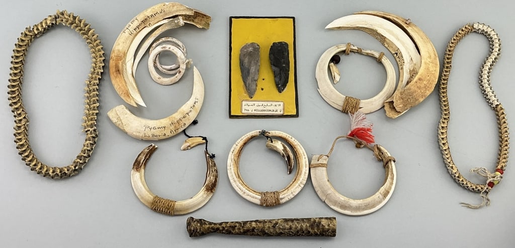 Bone, Tusk and Stone Jewelry and relics. (1 of 17)