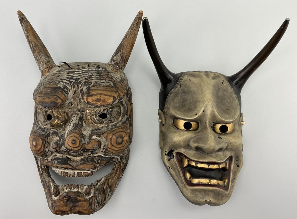 Antique/Vintage Japanese Hannya Masks. (1 of 14)