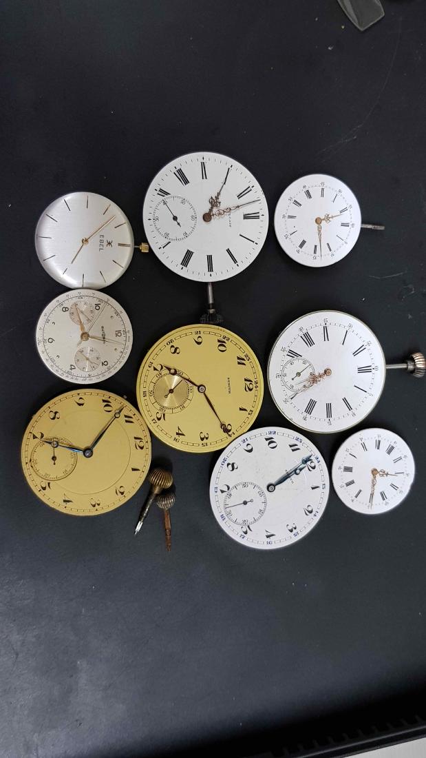 Lot of 9 Mecanics watches: Lot of 9 Mechanics watches / Diverse brands like Zenith,Vulcain and others / Without guarantee / 300.27 grs