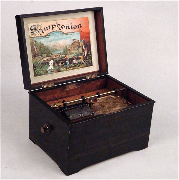 SYMPHONION 7 5/8INCH DISC MUSICAL BOX. May 19, 2007 Edison Gallery