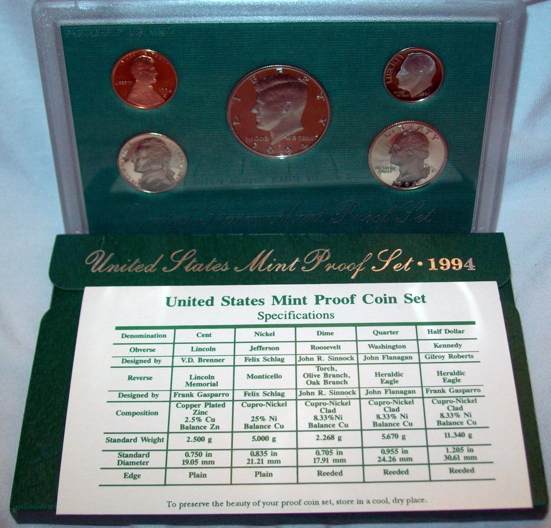 1994 US Mint Proof Set: 1994 US Mint Proof Set