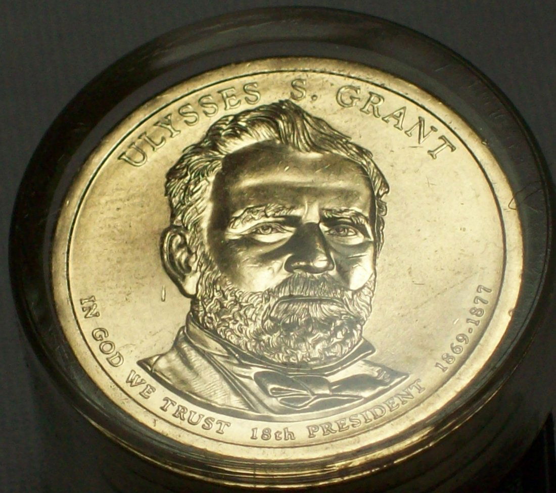 Sealed Roll of (12) UNC Ulysses S. Grant Presidential: DANBURY MINT