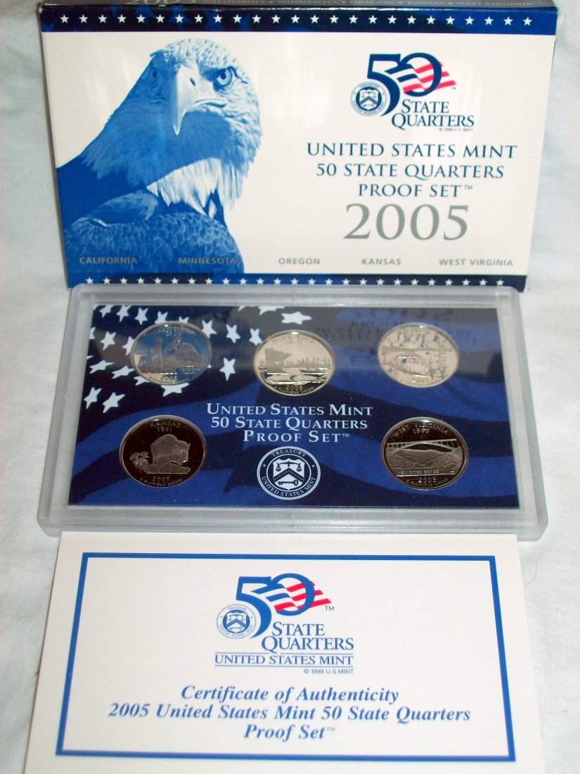2005 US Mint 50 State Quarters Proof Set: Proof