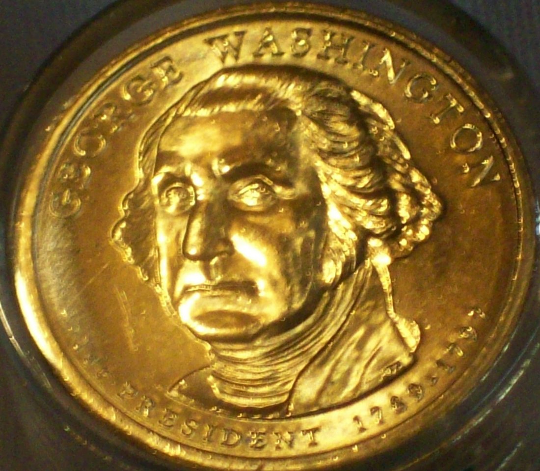 Sealed Roll of (12) UNC George Washington Presidential: DANBURY MINT