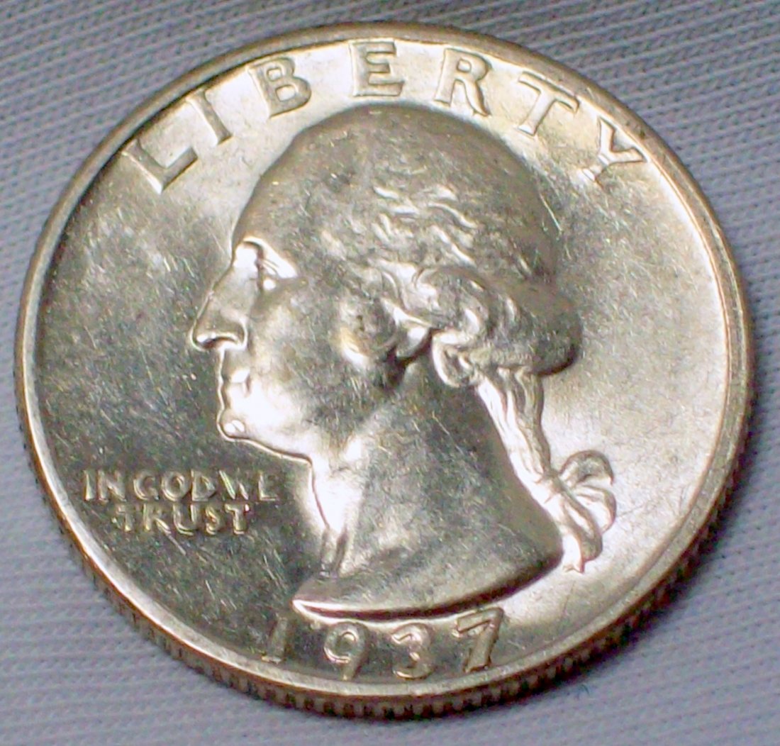 1937 Washington Quarter UNC (1 of 2)