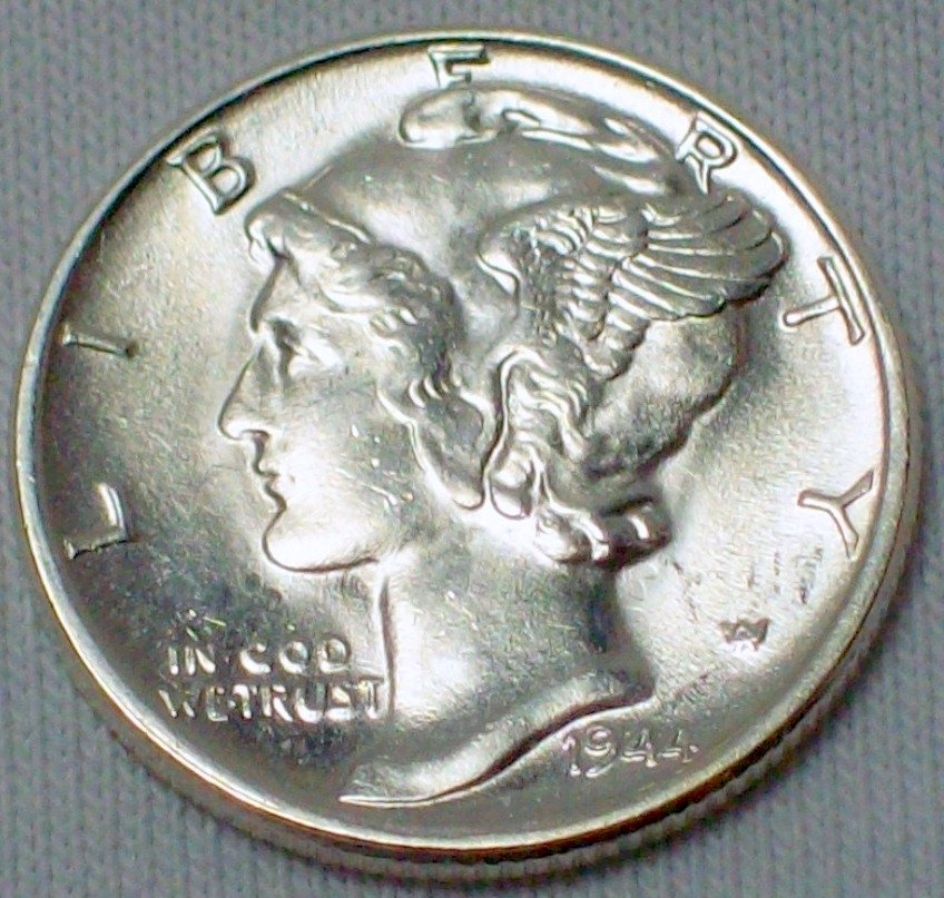 1944 Mercury Dime BU (1 of 2)
