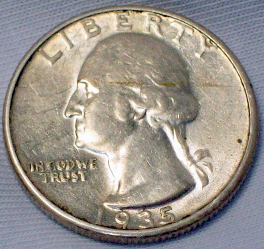 1935 Washington Quarter XF/AU (1 of 2)