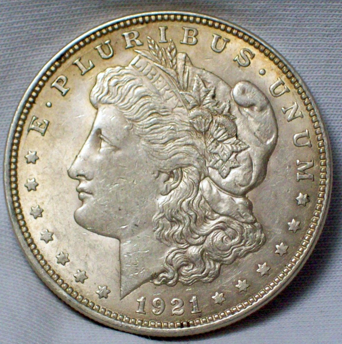1921 Morgan Silver Dollar XF (1 of 2)