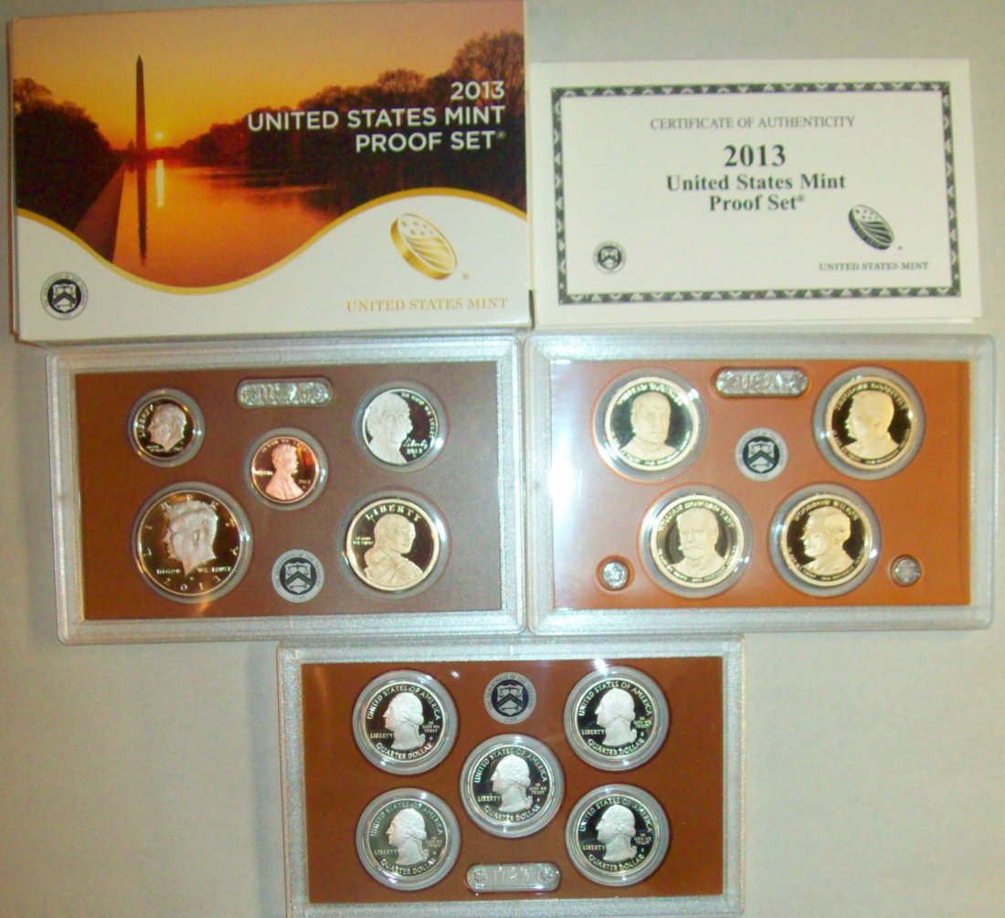 2013 US Mint Proof Set With Box (1 of 4)