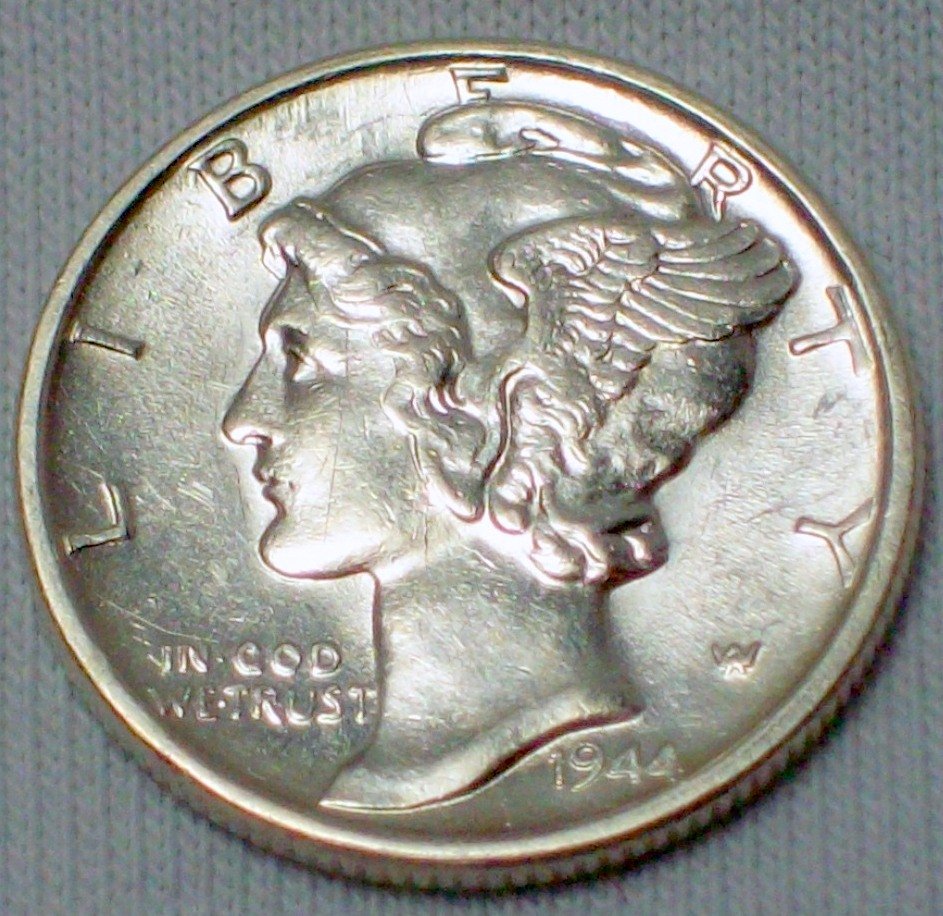 1944-S Mercury Dime BU (1 of 2)