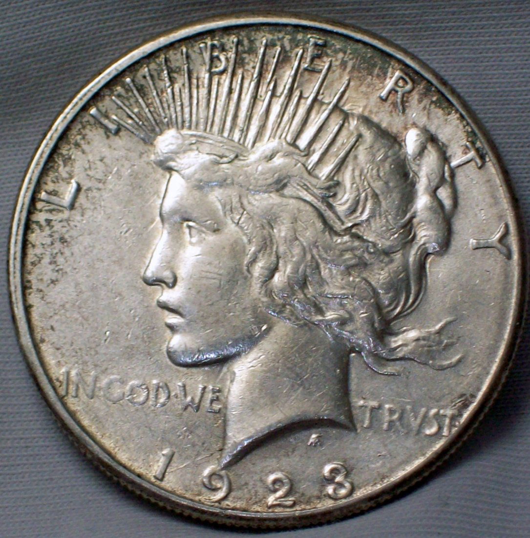 1923-S Peace Silver Dollar VF: 1923-S Peace Silver Dollar VF