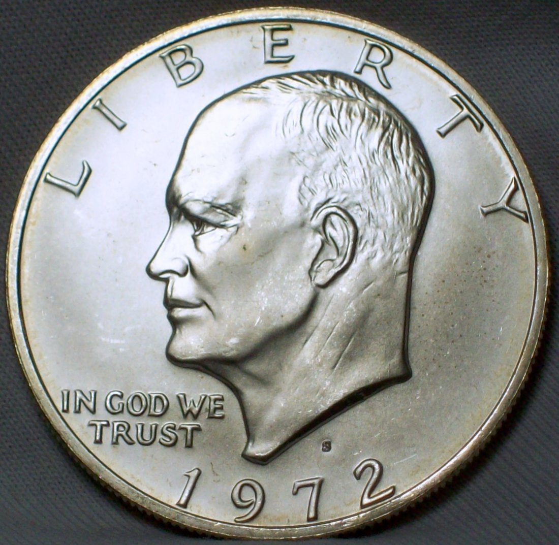 1972-S 40% Silver Eisenhower Dollar $1 BU (1 of 2)