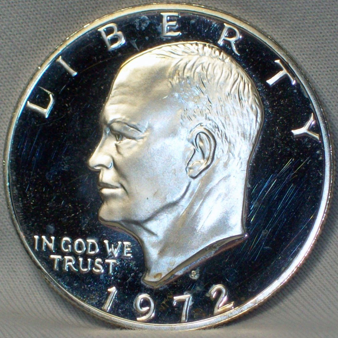 1972-S 40% Silver Eisenhower Dollar $1 Proof (1 of 2)