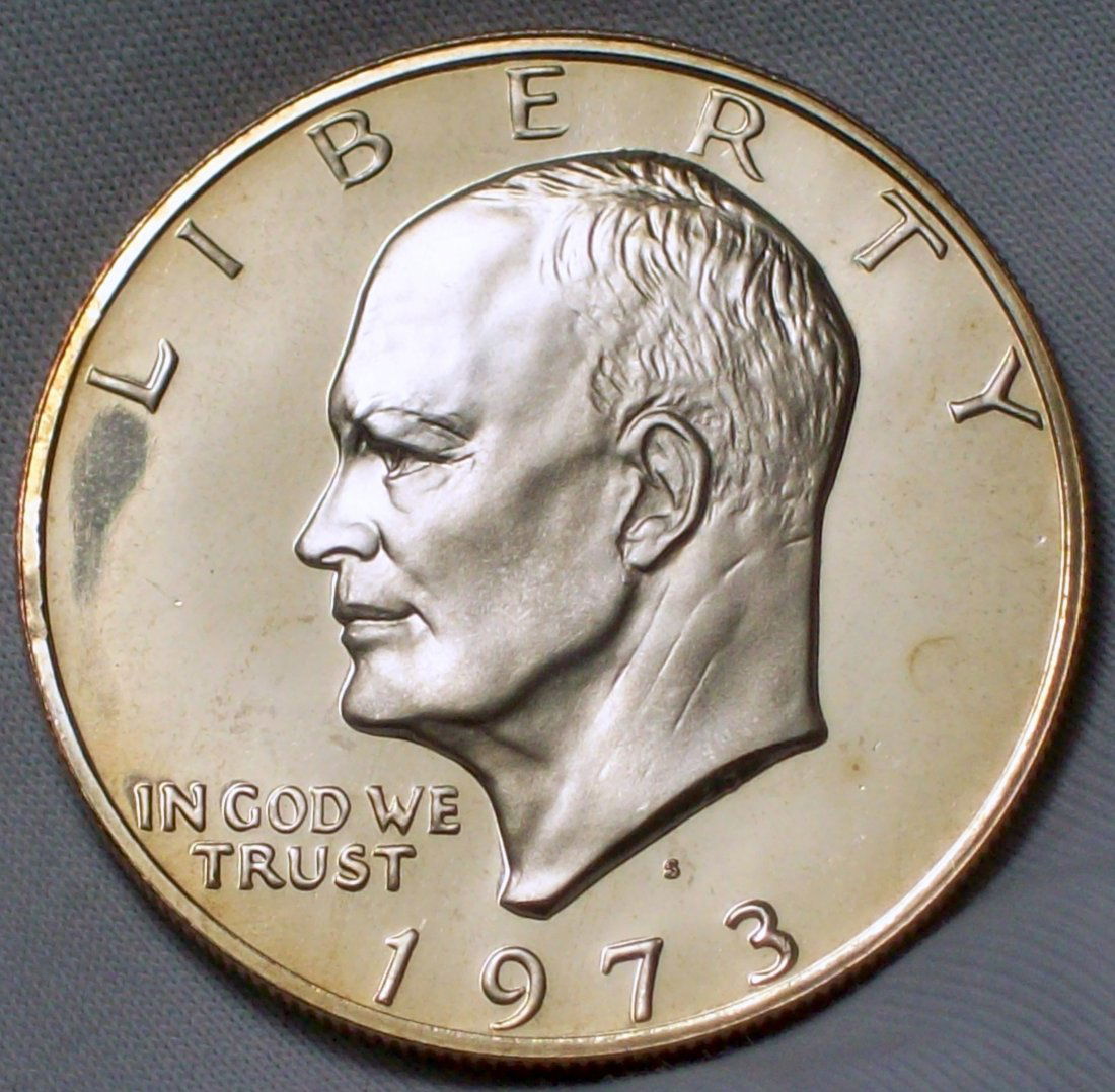 1973-S Eisenhower Dollar $1 Clad Proof (1 of 2)