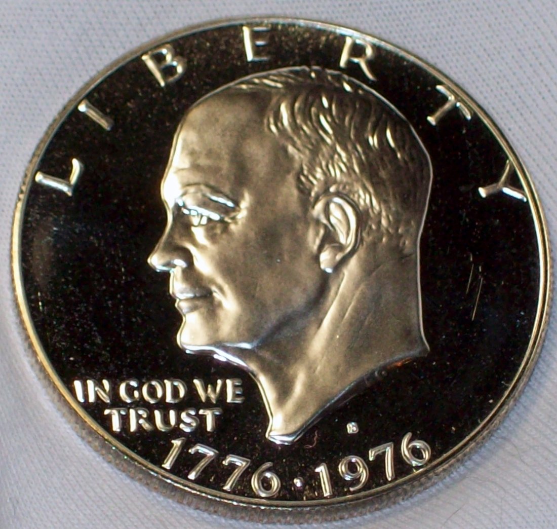 1976-S Eisenhower 40% Silver Dollar $1 Proof (1 of 2)