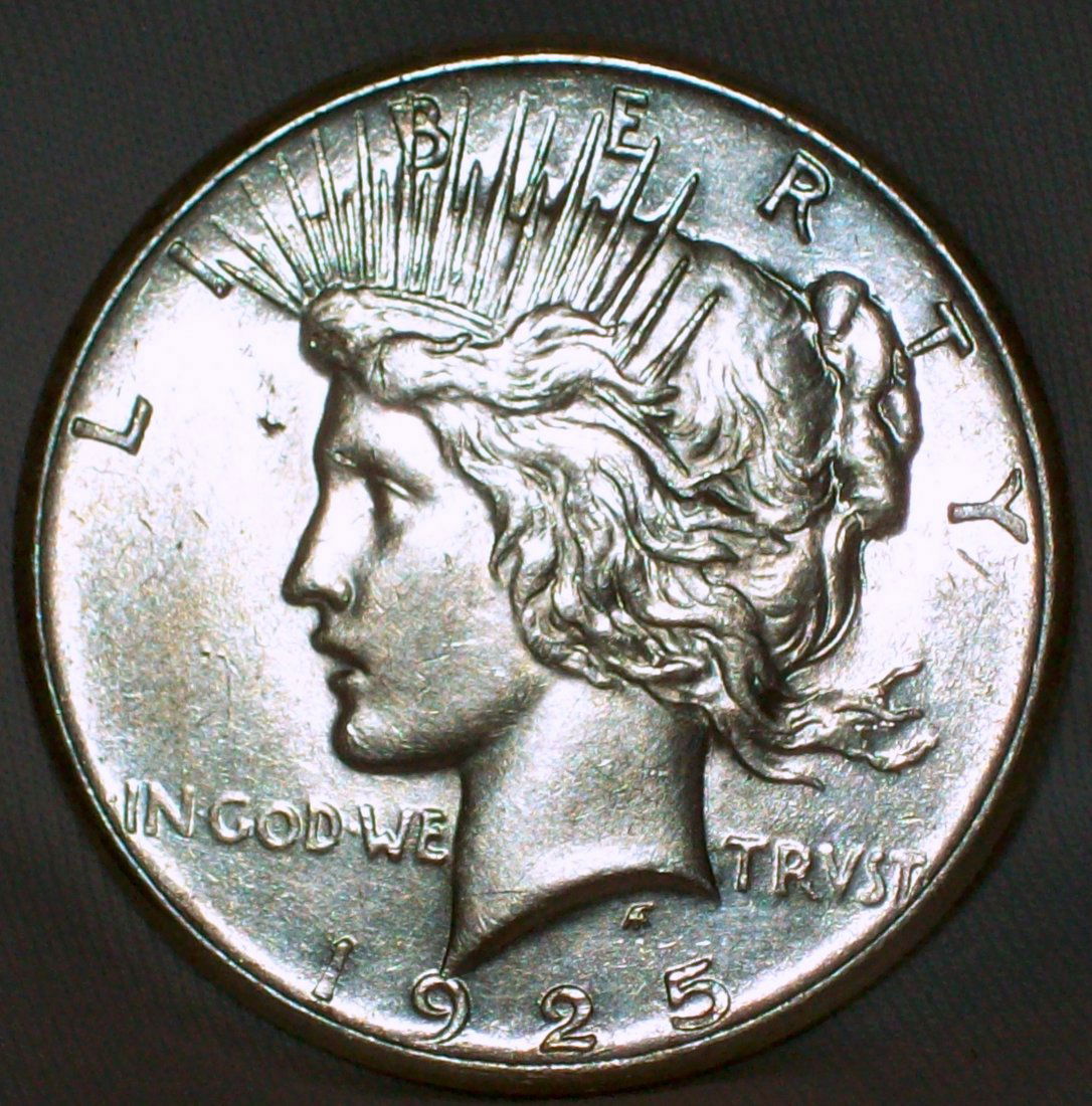 1925 Peace Silver Dollar AU (1 of 2)