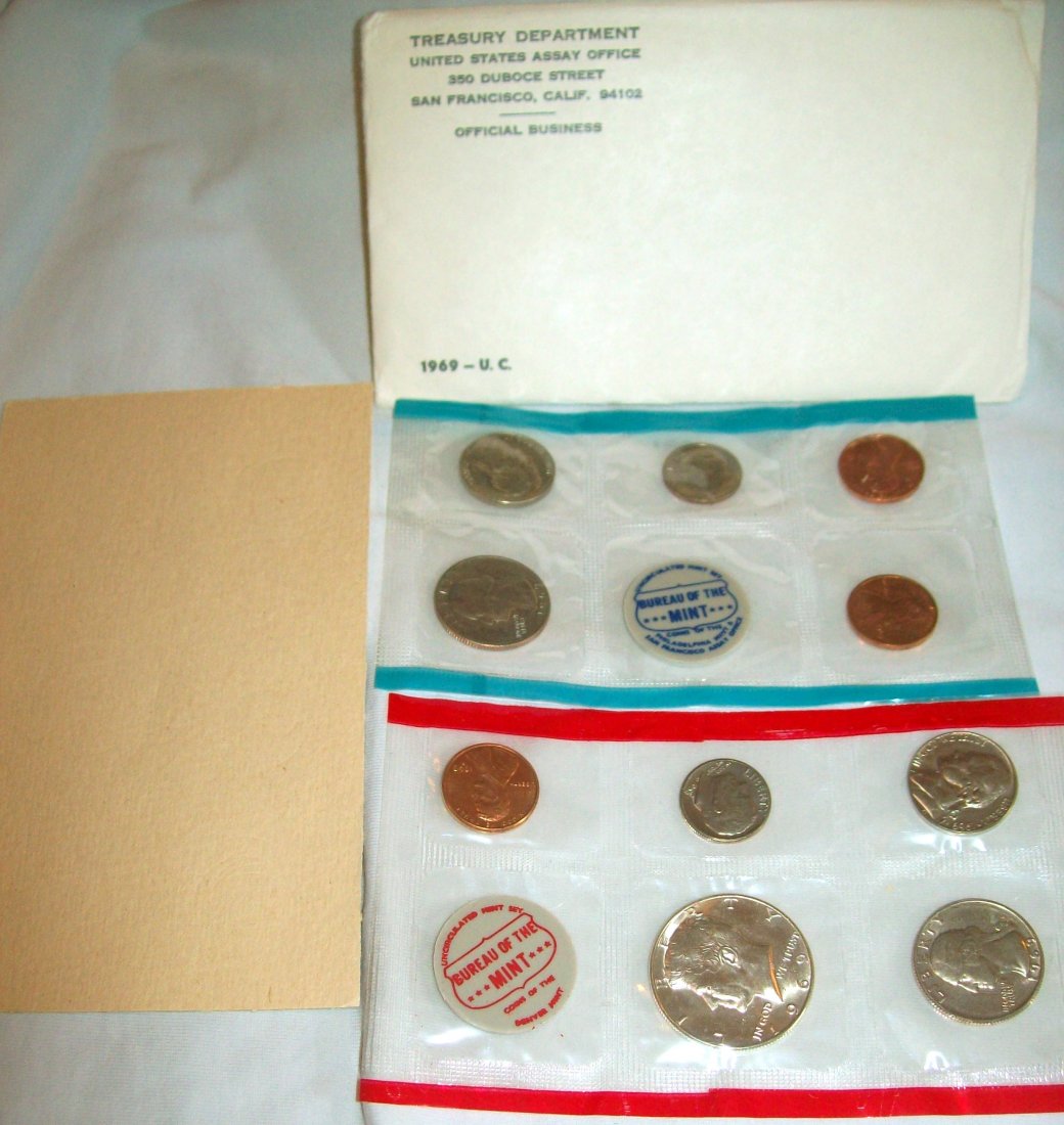 1969 US Mint Uncirculated Set (1 of 4)