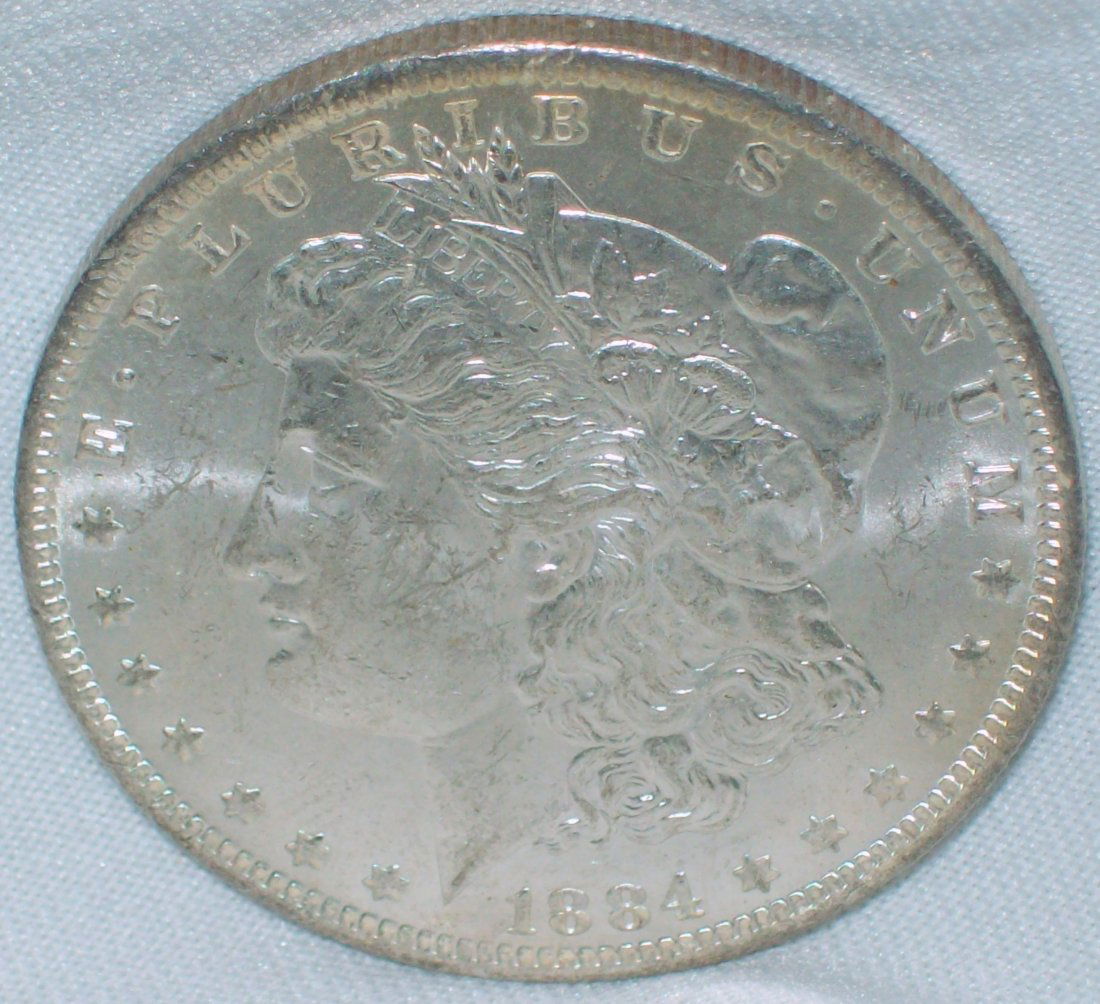 1884-O Morgan Silver Dollar BU (1 of 2)