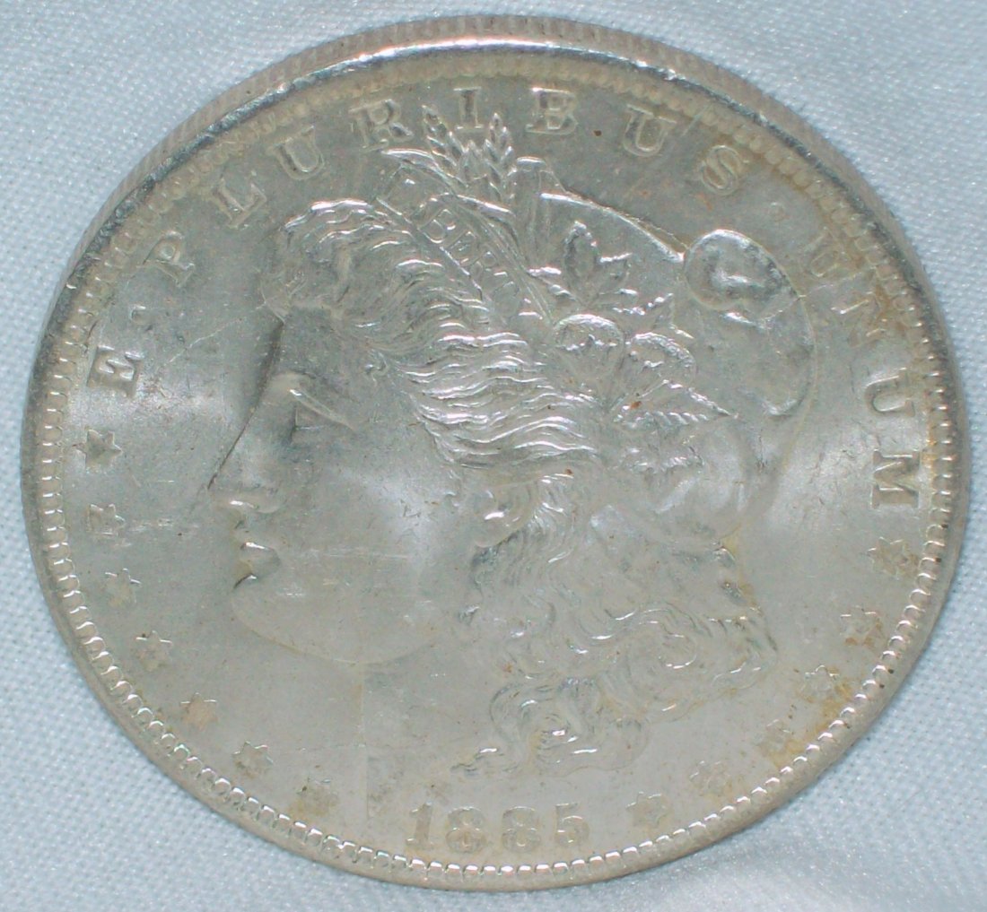 1885-O Morgan Silver Dollar BU (1 of 2)