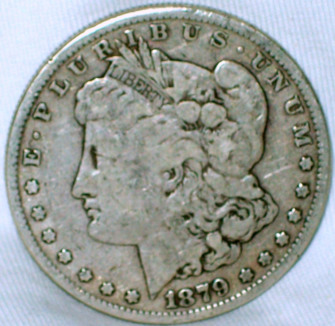 1879 Morgan Silver Dollar VF (1 of 2)