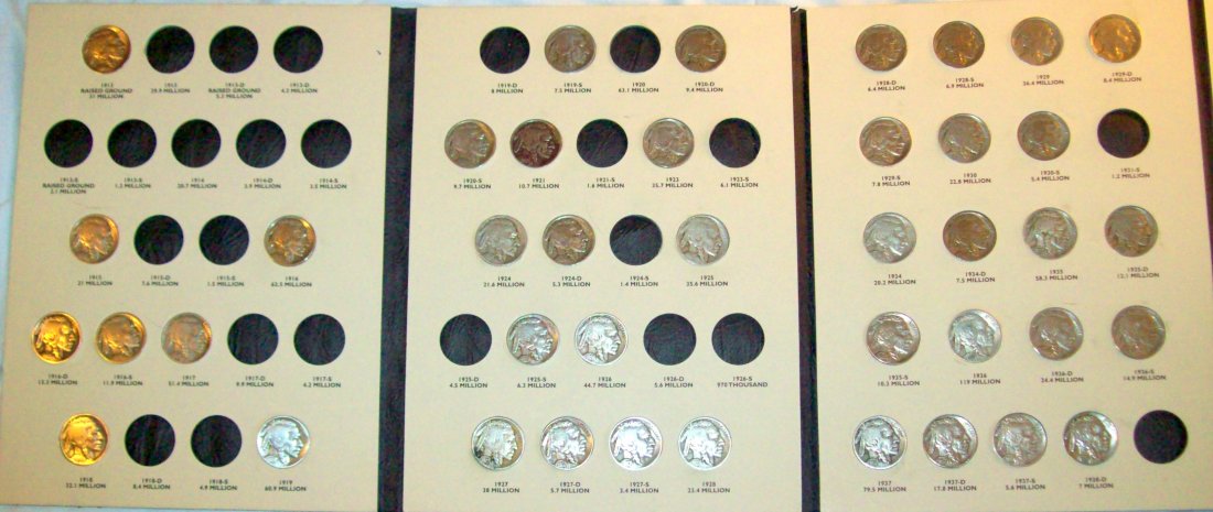 Book of Buffalo Nickels 1913-1938 (1 of 8)