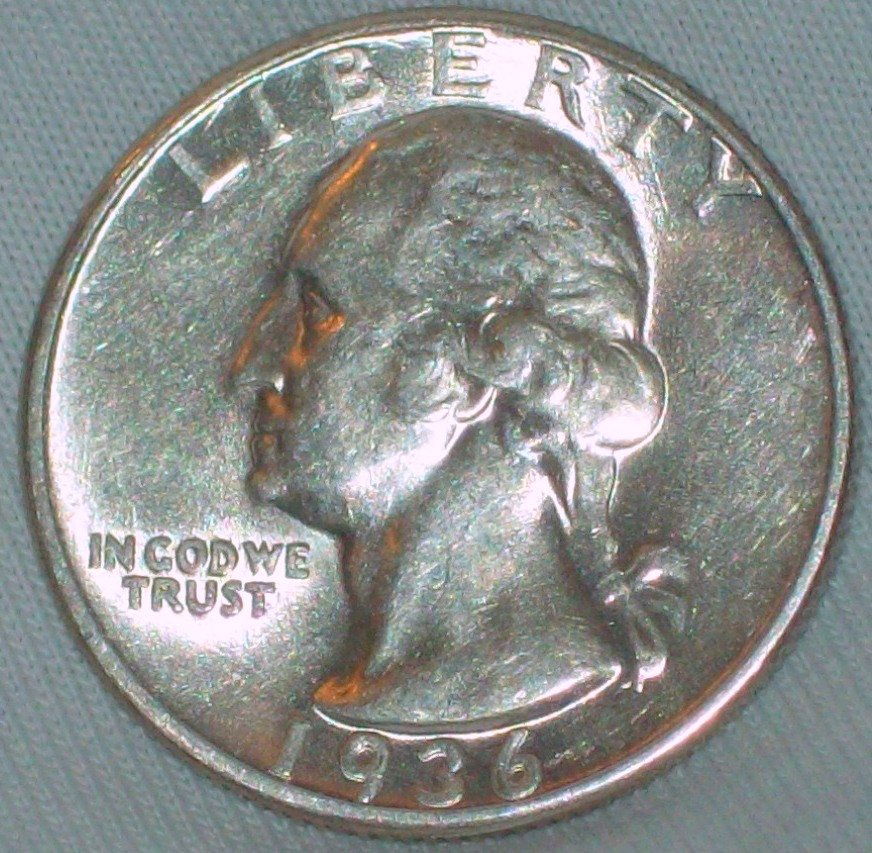 1936 Washington Silver Quarter CH BU (1 of 2)