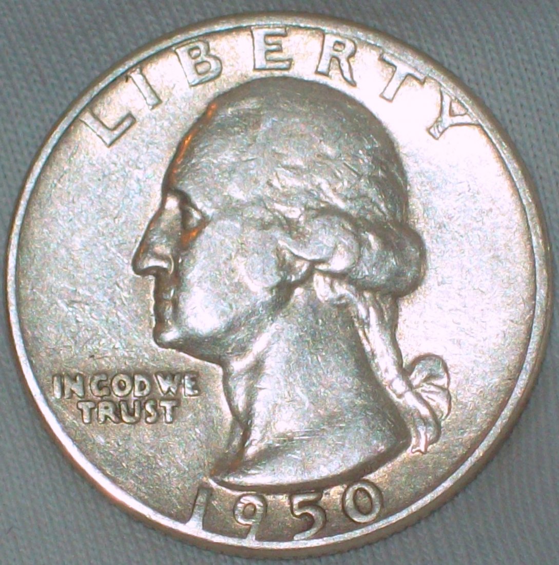 1950 Washington Silver Quarter XF (1 of 2)