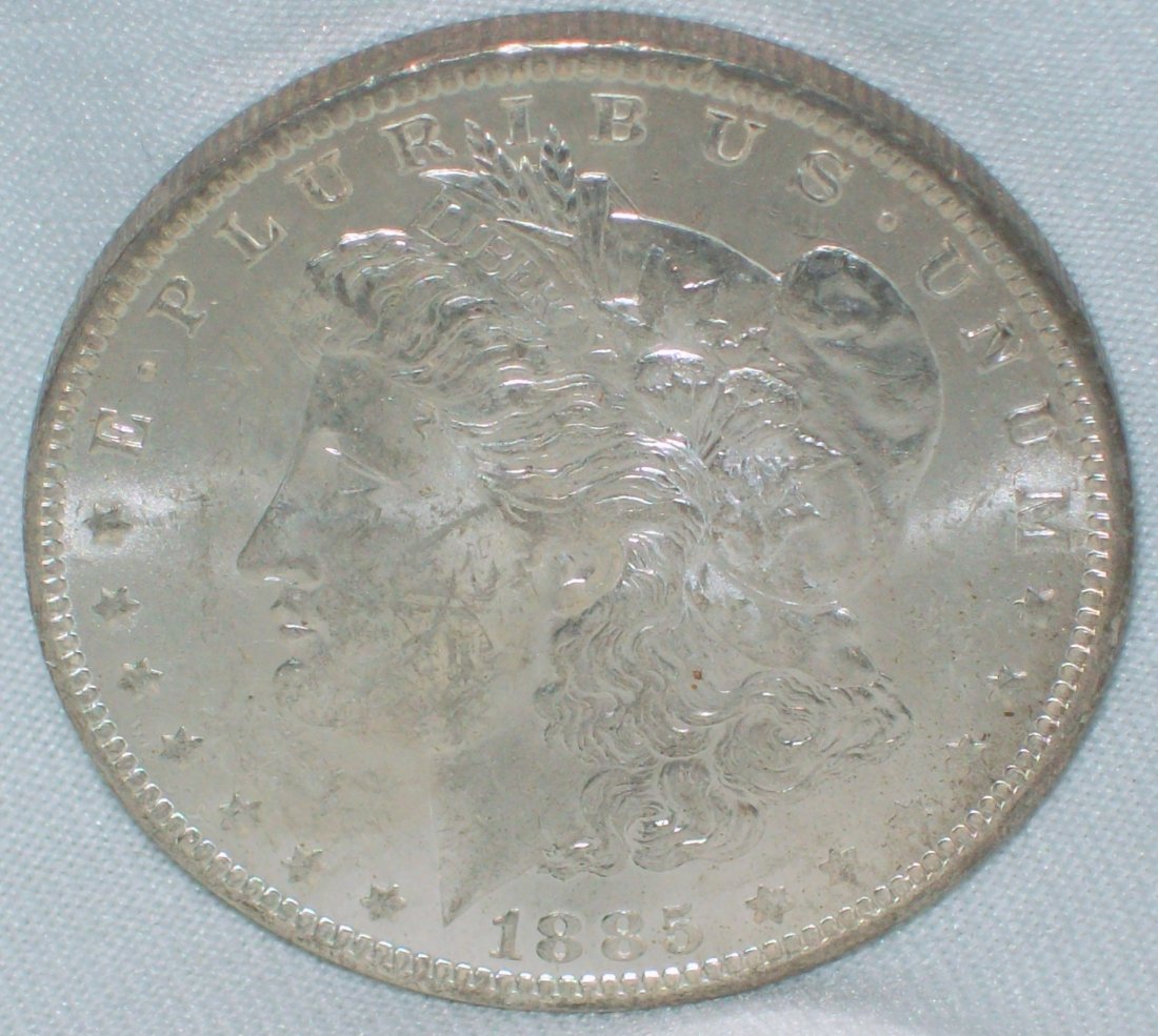 1885-O Morgan Silver Dollar BU (1 of 2)