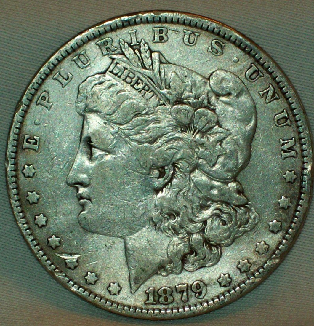 1879 Morgan Silver Dollar AU (1 of 2)