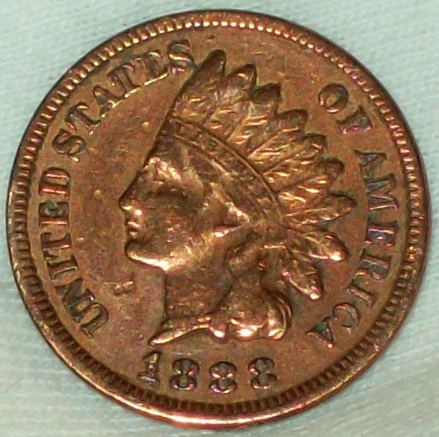 1888 Indian Head Penny F/VF (1 of 2)