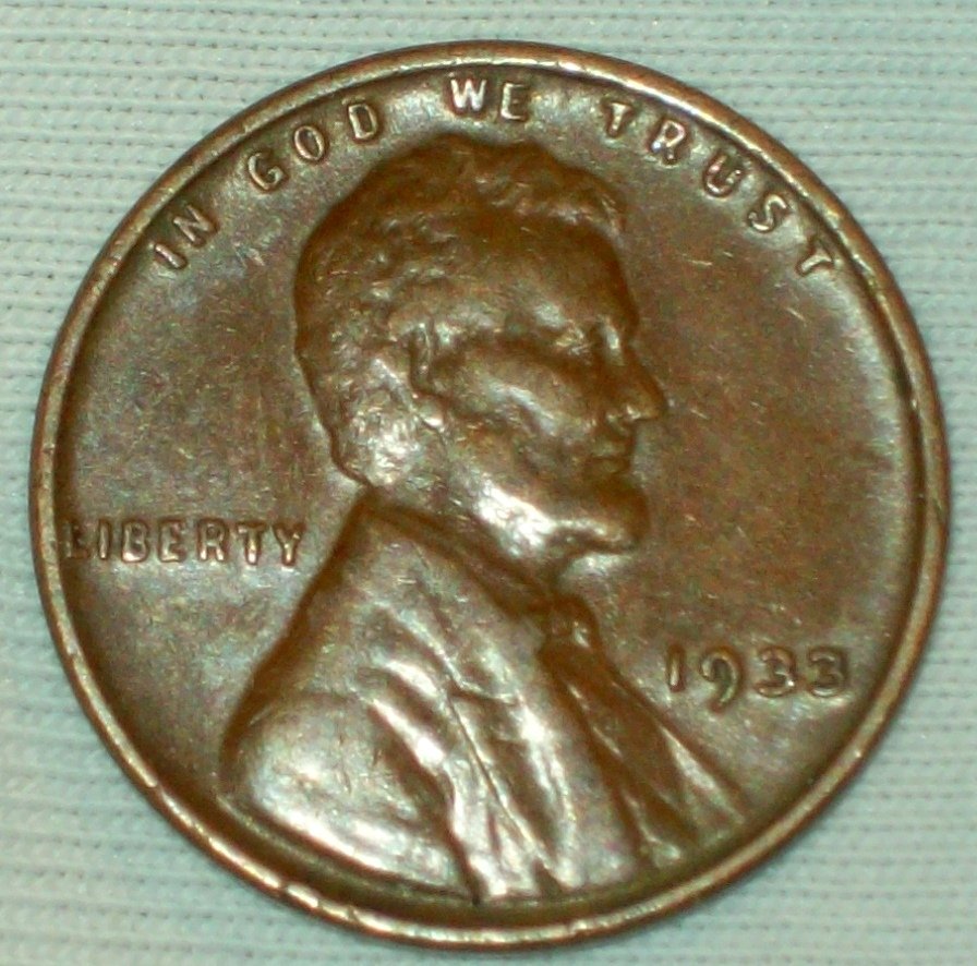 1933 Lincoln Head Penny XF (1 of 2)