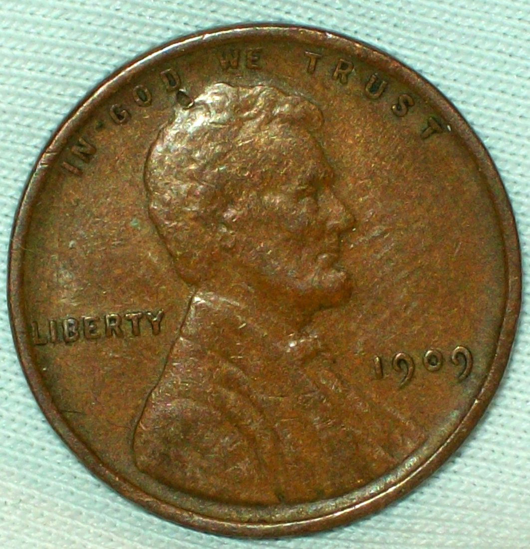 1909 VDB Lincoln Penny F+ (1 of 2)