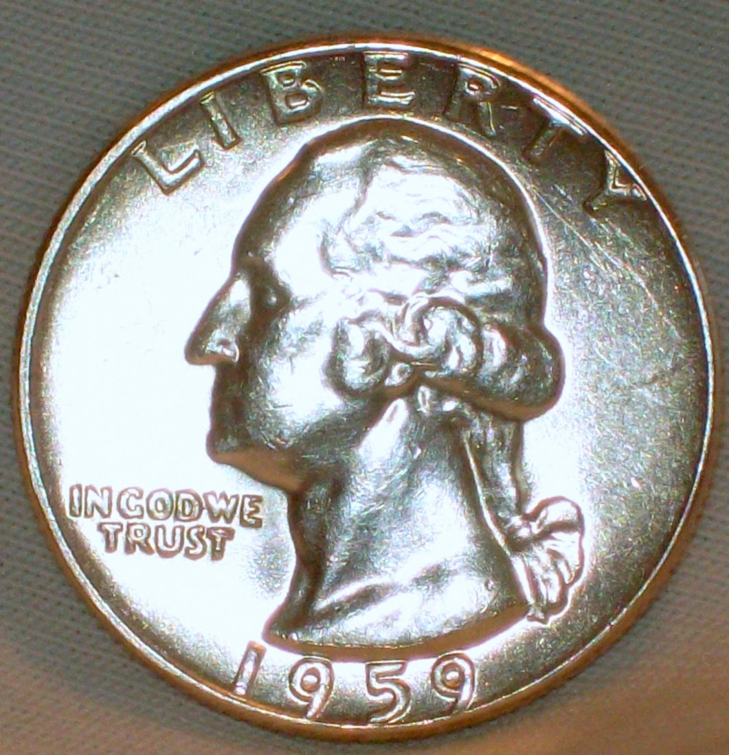 1959 Washington Silver Quarter BU (1 of 2)