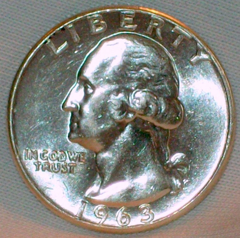 1963 Washington Silver Quarter BU (1 of 2)