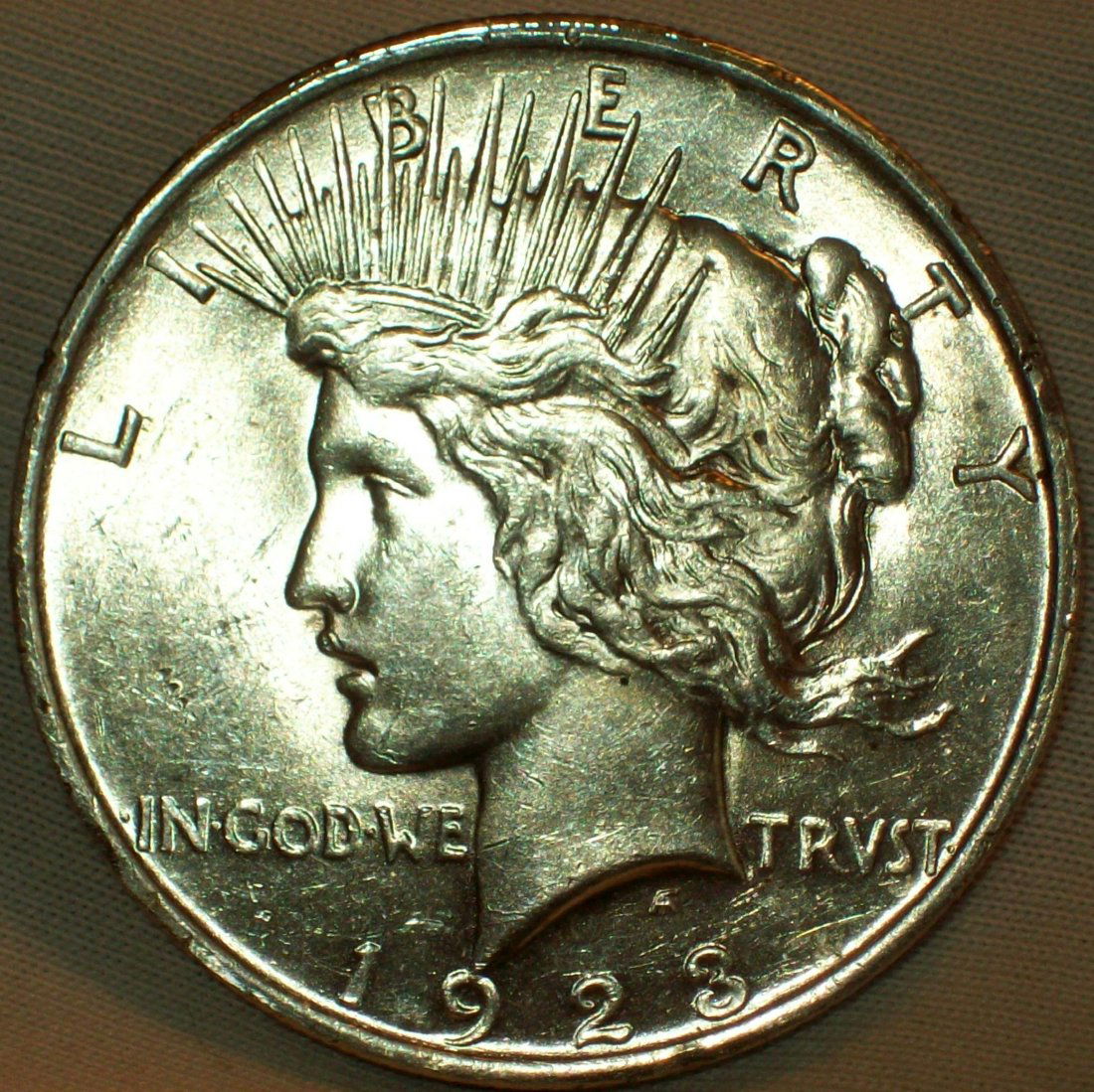 1923 Peace Silver Dollar AU (1 of 2)