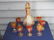 Dugan Golden Harvest Marigold 8 piece Wine Set