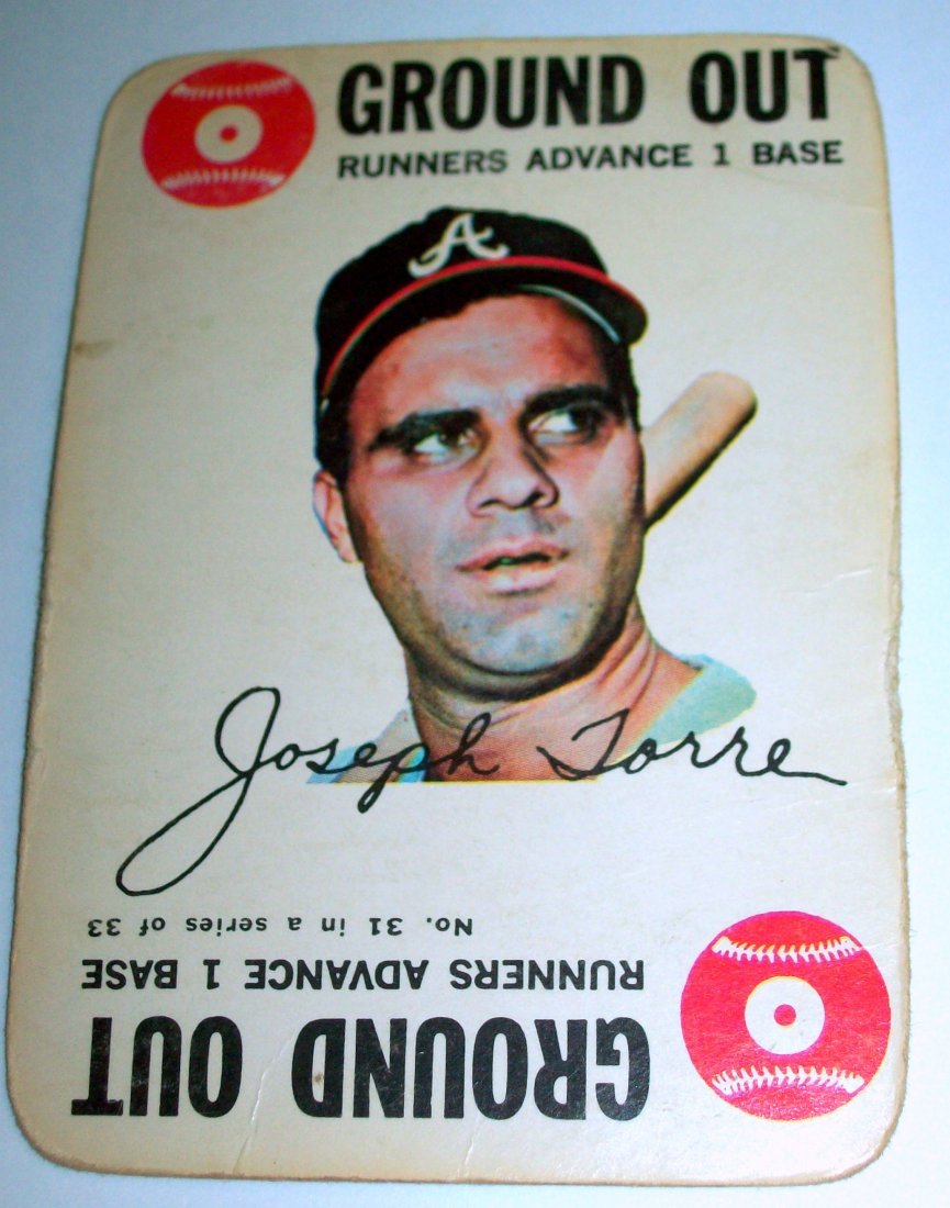 1968 Topps Baseball Game #31 Joseph (Joe) Torre GROUND (1 of 2)