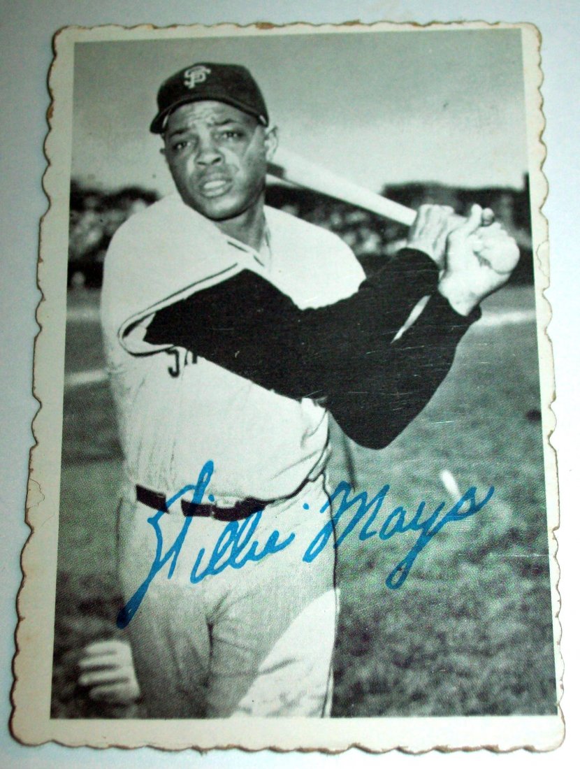 1969 Topps Deckle Edge #33 Willie Mays (1 of 2)