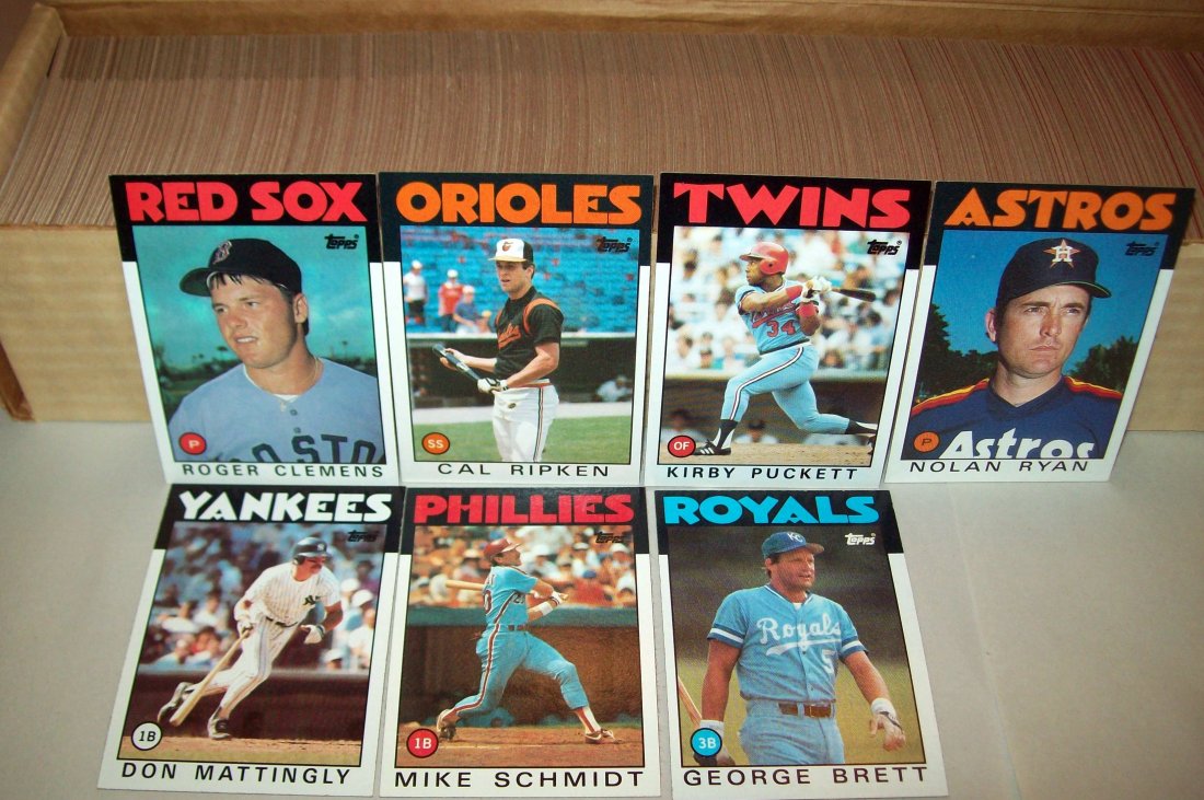 1986 Topps Baseball Set Complete (1 of 3)