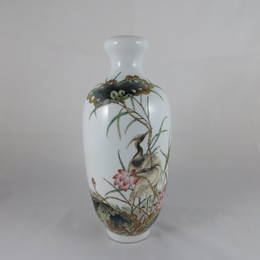 Chinese Republic Famille Rose Vase