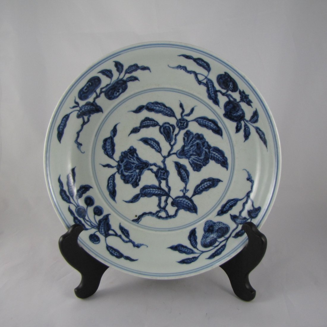 Chinese Ming Dynasty BW Charger (1 of 4)