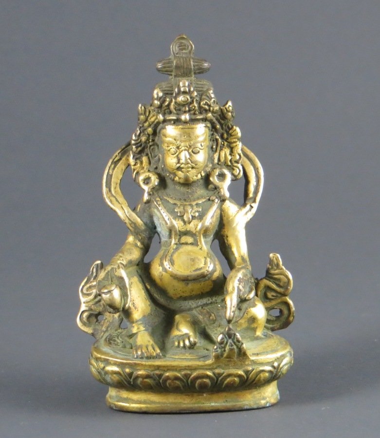Chinese/Tibetan Qing Dynasty Bronze Buddha (1 of 3)