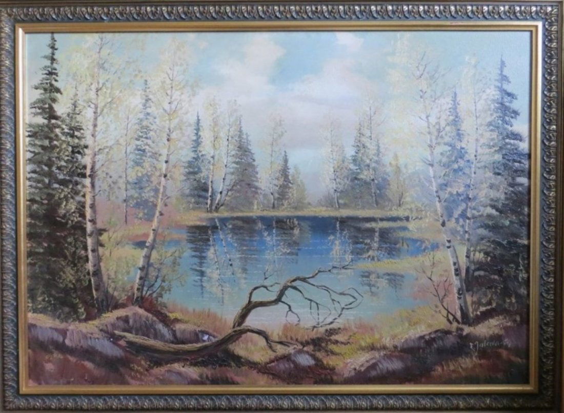 Erkki Jalava, Canadian, Oil Painting On Board (1 of 2)