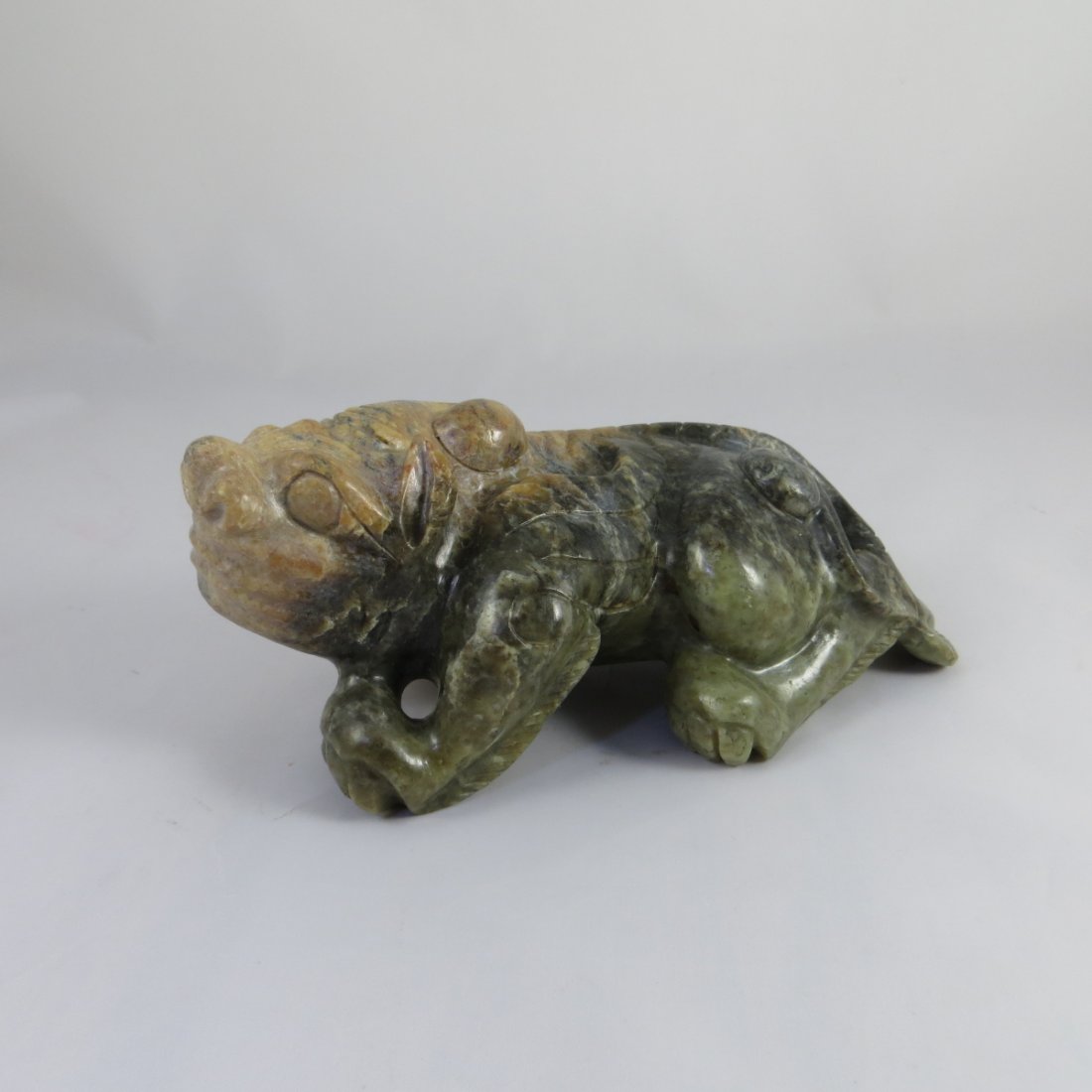 Chinese Archaeology Grey Jade Carving Pixie (1 of 5)