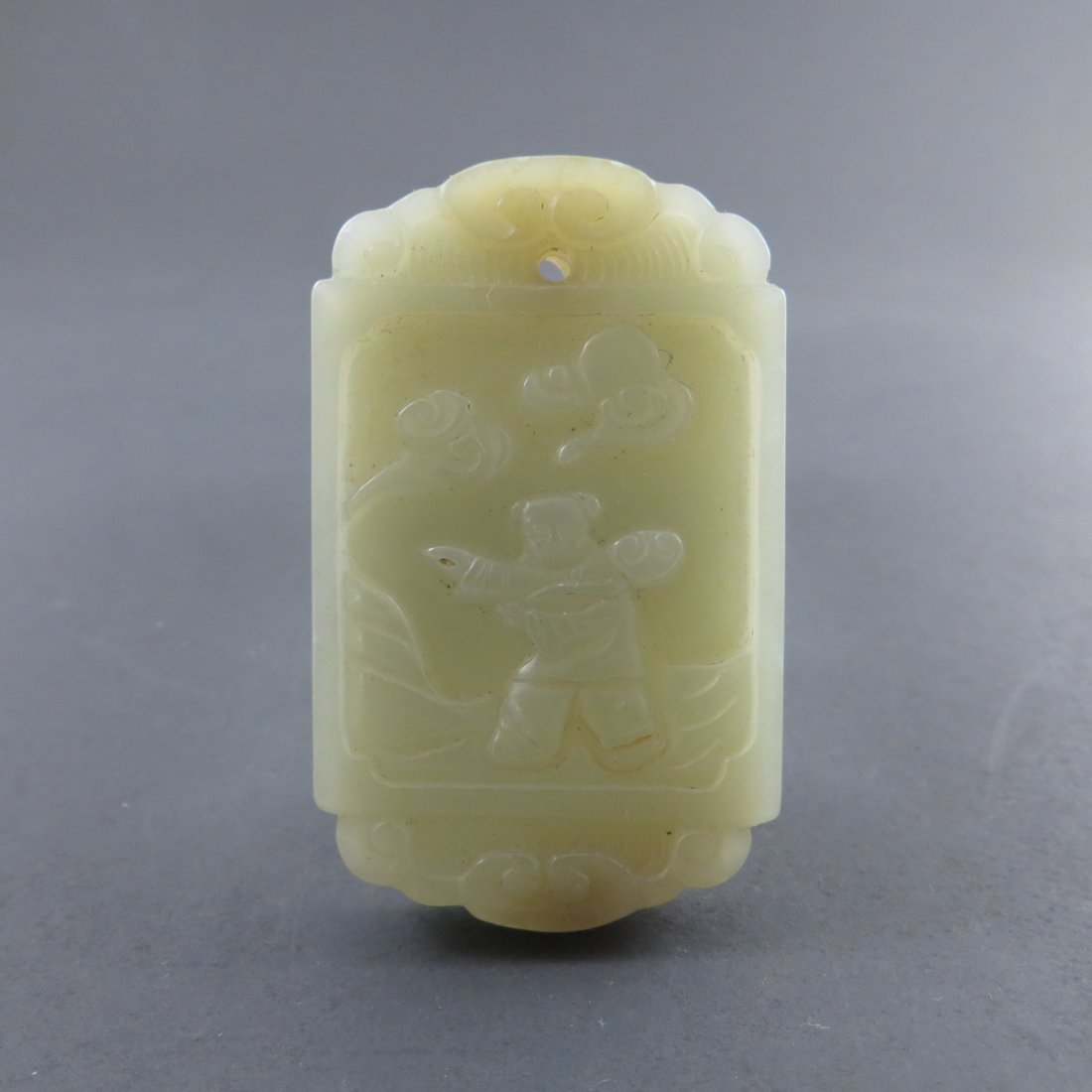 Chinese Qing Dynasty Hetian Jade Pendant (1 of 2)