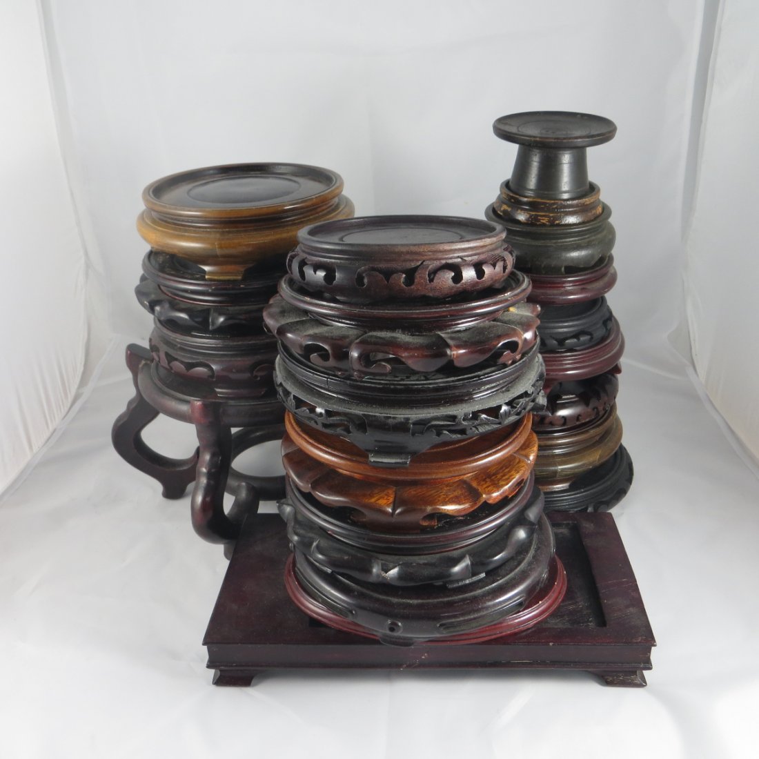Twenty-three Chinese Wood Stands (1 of 1)
