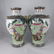 Pair Chinese Famille Rose Vases, Republic Period