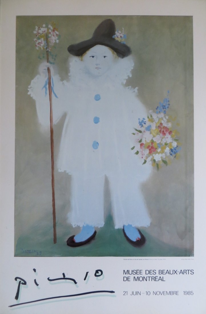 Picasso Poster, MUSSE DES BEAUX-ARTS DE MONTREAL, 1985 (1 of 1)