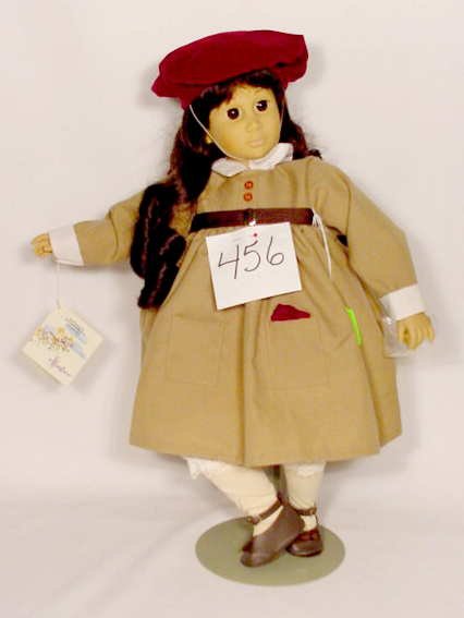 Effanbee Little Girls Collection "Rachel": Effanbee vinyl & cloth doll, Little Girls Collection, "Rachel", 20 1/2" T., w/ wrist tags & box (boxes are in AS IS condition)